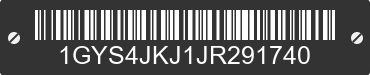 2018 CADILLAC Escalade ESV 1GYS4JKJ1JR291740 VIN decoded