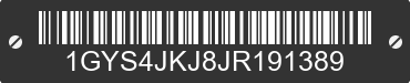 2018 CADILLAC Escalade ESV 1GYS4JKJ8JR191389 VIN decoded