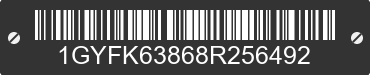 2008 CADILLAC Escalade 1GYFK63868R256492 VIN decoded