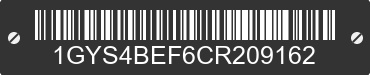 2012 CADILLAC Escalade 1GYS4BEF6CR209162 VIN decoded