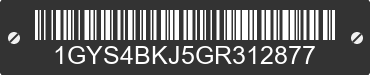 2016 CADILLAC Escalade 1GYS4BKJ5GR312877 VIN decoded