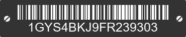 2015 CADILLAC Escalade 1GYS4BKJ9FR239303 VIN decoded