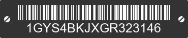 2016 CADILLAC Escalade 1GYS4BKJXGR323146 VIN decoded