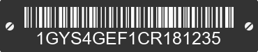 2012 CADILLAC Escalade 1GYS4GEF1CR181235 VIN decoded