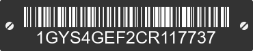 2012 CADILLAC Escalade 1GYS4GEF2CR117737 VIN decoded