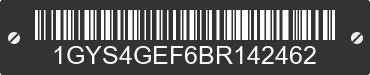 2011 CADILLAC Escalade 1GYS4GEF6BR142462 VIN decoded