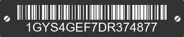 2013 CADILLAC Escalade 1GYS4GEF7DR374877 VIN decoded