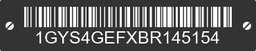 2011 CADILLAC Escalade 1GYS4GEFXBR145154 VIN decoded