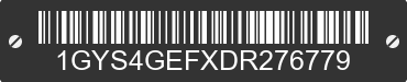 2013 CADILLAC Escalade 1GYS4GEFXDR276779 VIN decoded