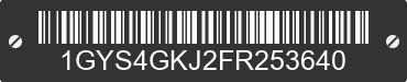 2015 CADILLAC Escalade 1GYS4GKJ2FR253640 VIN decoded