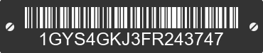2015 CADILLAC Escalade 1GYS4GKJ3FR243747 VIN decoded