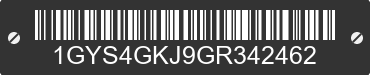 2016 CADILLAC Escalade 1GYS4GKJ9GR342462 VIN decoded