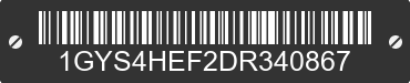 2013 CADILLAC Escalade 1GYS4HEF2DR340867 VIN decoded
