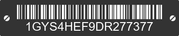 2013 CADILLAC Escalade 1GYS4HEF9DR277377 VIN decoded
