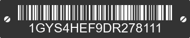 2013 CADILLAC Escalade 1GYS4HEF9DR278111 VIN decoded