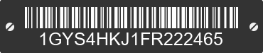 2015 CADILLAC Escalade 1GYS4HKJ1FR222465 VIN decoded