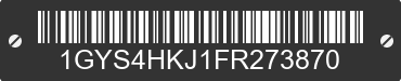 2015 CADILLAC Escalade 1GYS4HKJ1FR273870 VIN decoded