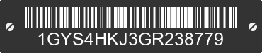 2016 CADILLAC Escalade 1GYS4HKJ3GR238779 VIN decoded