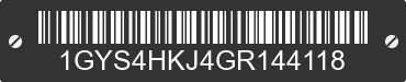 2016 CADILLAC Escalade 1GYS4HKJ4GR144118 VIN decoded