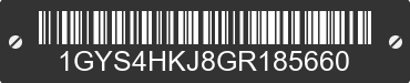 2016 CADILLAC Escalade 1GYS4HKJ8GR185660 VIN decoded