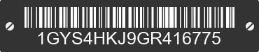 2016 CADILLAC Escalade 1GYS4HKJ9GR416775 VIN decoded