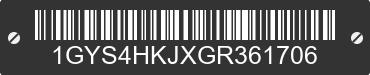 2016 CADILLAC Escalade 1GYS4HKJXGR361706 VIN decoded