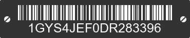 2013 CADILLAC Escalade 1GYS4JEF0DR283396 VIN decoded
