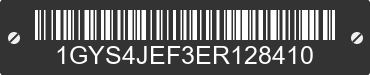 2014 CADILLAC Escalade 1GYS4JEF3ER128410 VIN decoded