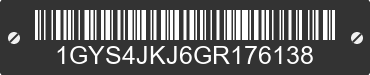 2016 CADILLAC Escalade 1GYS4JKJ6GR176138 VIN decoded
