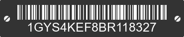 2011 CADILLAC Escalade 1GYS4KEF8BR118327 VIN decoded
