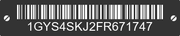 2015 CADILLAC Escalade 1GYS4SKJ2FR671747 VIN decoded