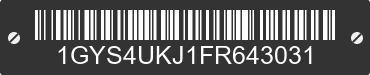 2015 CADILLAC Escalade 1GYS4UKJ1FR643031 VIN decoded