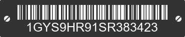 2025 CADILLAC Escalade 1GYS9HR91SR383423 VIN decoded