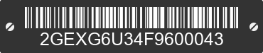 2015 CADILLAC Stretch Limousine 2GEXG6U34F9600043 VIN decoded