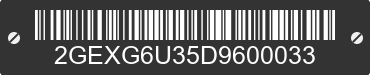 2013 CADILLAC Stretch Limousine 2GEXG6U35D9600033 VIN decoded