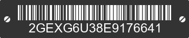 2014 CADILLAC Stretch Limousine 2GEXG6U38E9176641 VIN decoded