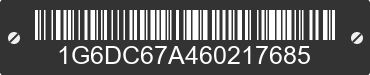 2006 CADILLAC STS 1G6DC67A460217685 VIN decoded