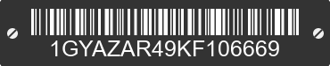 2019 CADILLAC XT4 1GYAZAR49KF106669 VIN decoded