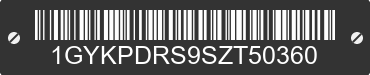 2025 CADILLAC XT6 1GYKPDRS9SZT50360 VIN decoded