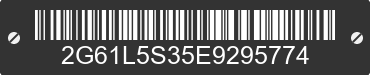 2014 CADILLAC XTS 2G61L5S35E9295774 VIN decoded