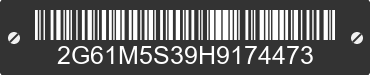 2017 CADILLAC XTS 2G61M5S39H9174473 VIN decoded