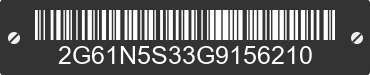 2016 CADILLAC XTS 2G61N5S33G9156210 VIN decoded