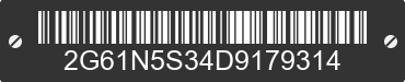 2013 CADILLAC XTS 2G61N5S34D9179314 VIN decoded