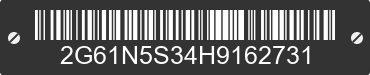 2017 CADILLAC XTS 2G61N5S34H9162731 VIN decoded