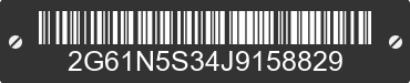 2018 CADILLAC XTS 2G61N5S34J9158829 VIN decoded