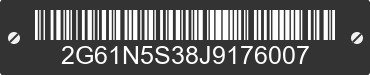 2018 CADILLAC XTS 2G61N5S38J9176007 VIN decoded