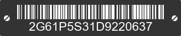 2013 CADILLAC XTS 2G61P5S31D9220637 VIN decoded
