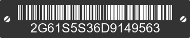 2013 CADILLAC XTS 2G61S5S36D9149563 VIN decoded