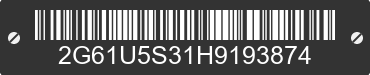 2017 CADILLAC XTS 2G61U5S31H9193874 VIN decoded