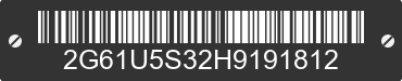 2017 CADILLAC XTS 2G61U5S32H9191812 VIN decoded